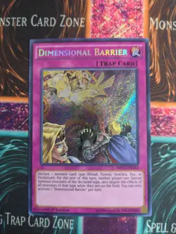 Yu-Gi-Oh! Dimensional Barrier MP17-EN163 1st Edition Secret Rare NM a1/ - Image 5