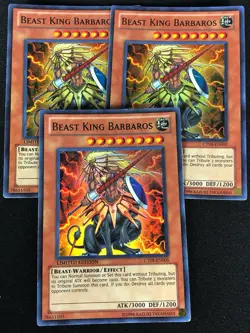YUGIOH BEAST KING BARBAROS CT08-EN005 SUPER X3(LP) - Image 2