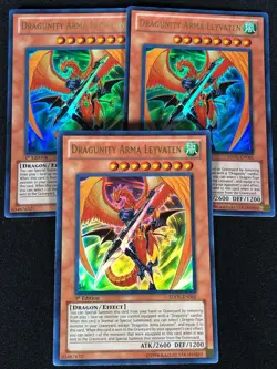 Yugioh Dragunity Arma Leyvaten SDDL-EN001 1ST Ultra x3 (LP) - Image 2