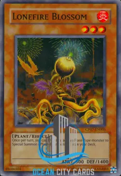 Yugioh Lonefire Blossom CP07-EN005 Super Rare - Image 1