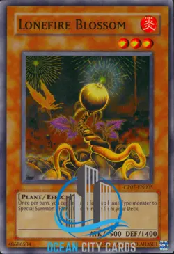 Yugioh Lonefire Blossom CP07-EN005 Super Rare - Image 7