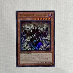 YU-GI-OH! Archfiend Commander Shonen Jump Magazine Promotional Cards NM - Image 1
