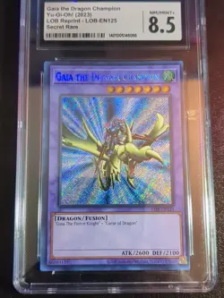 Gaia the Dragon Champion LOB-EN125 Legend of Blue Eyes White Dragon (25th... - Image 11