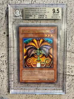 Yu-Gi-Oh! Exodia the Forbidden One 1st Ed LOB-124 Legend Blue Eyes Error BGS 9.5 - Image 13