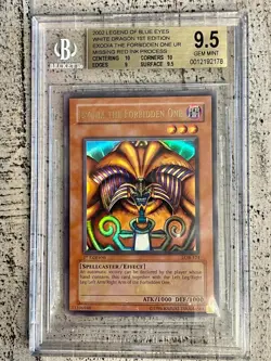 Yu-Gi-Oh! Exodia the Forbidden One 1st Ed LOB-124 Legend Blue Eyes Error BGS 9.5 - Image 14