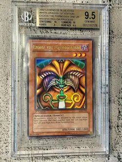 Yu-Gi-Oh! Exodia the Forbidden One 1st Ed LOB-124 Legend Blue Eyes Error BGS 9.5 - Image 3