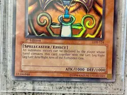 Yu-Gi-Oh! Exodia the Forbidden One 1st Ed LOB-124 Legend Blue Eyes Error BGS 9.5 - Image 8