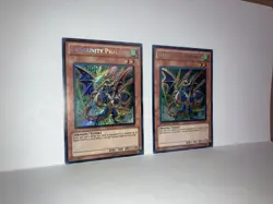 Yugioh Dragunity Phalanx HA03-EN035 Secret Rare 1st Edition X2 NM - Image 1