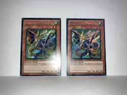 Yugioh Dragunity Phalanx HA03-EN035 Secret Rare 1st Edition X2 NM - Image 3