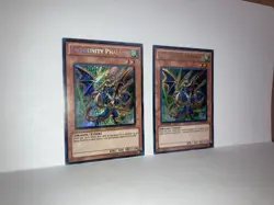 Yugioh Dragunity Phalanx HA03-EN035 Secret Rare 1st Edition X2 NM - Image 4
