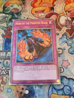Yu-Gi-Oh! Horn of the Phantom Beast RA03-EN241 Quarter Century Secret Rare - Image 1
