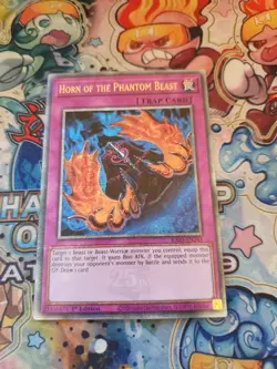 Yu-Gi-Oh! Horn of the Phantom Beast RA03-EN241 Quarter Century Secret Rare - Image 2