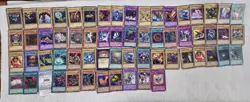Vintage 1996 LOT OF 130 YUGIOH CARDS Game Worn Used! - Image 2