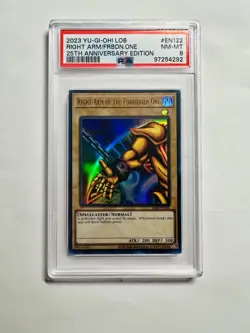 PSA 8 YUGIOH!- Right Arm of the Forbidden One- LOB-EN122 25th Anniversary - Image 3