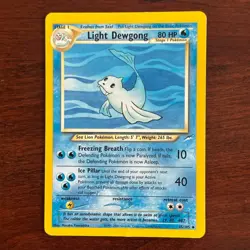 Light Dewgong 45/105 Uncommon Neo Destiny Pokemon Card - Image 1