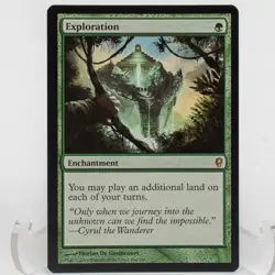 Exploration MTG Enchantment Conspiracy 2014 Rare Green Card NM â€“ Land Ramp - Image 1