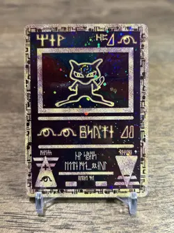 PokÃ©mon Ancient Mew 2000 Movie Promo Holo Card DMG - SWIRL ON HEAD ðŸŒ€ - Image 1