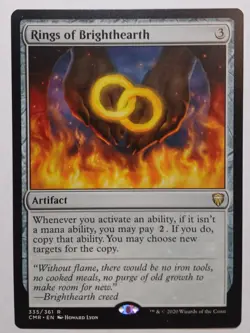 MTG / Rings of Brighthearth / CMR / #335 / Regular / Rare / NM - Image 1