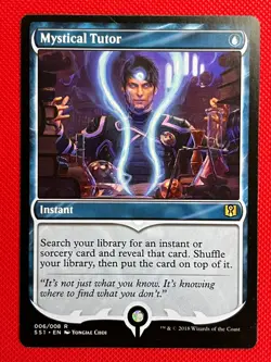 MTG 1X Mystical Tutor X1 Signature Spellbook: Jace Magic - MP - Image 1
