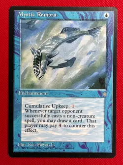 MTG 1X Mystic Remora X1 Ice Age Magic - MP/PL - Image 1
