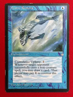 MTG 1X Mystic Remora X1 Ice Age Magic - LP - Image 1