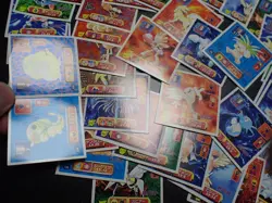 Pokemon Card Amada Sticker Non Holo x60 Ninetales Hitmonchan Poliwrath etc #4609 - Image 4