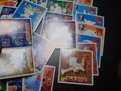Pokemon Card Amada Sticker Non Holo x60 Ninetales Hitmonchan Poliwrath etc #4609 - Image 5