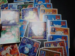 Pokemon Card Amada Sticker Non Holo x60 Ninetales Hitmonchan Poliwrath etc #4609 - Image 6