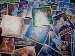Pokemon Card Amada Sticker Non Holo x60 Ninetales Hitmonchan Poliwrath etc #4609 - Image 7
