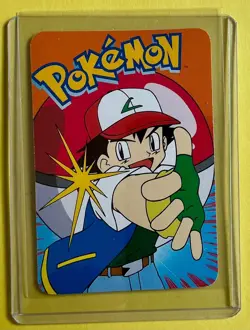 PIKACHU Pokemon Pocket Monsters Vintage Vending Prism Sticker 1999 Rare Foil NM - Image 5
