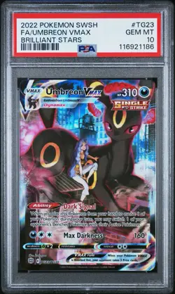 Umbreon VMAX TG23/TG30 PSA 10 GEM MINT Full Art Alt Alternate Pokemon Cards - Image 1