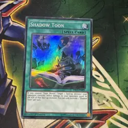 Yugioh! Shadow Toon DRL2-EN025 Super Rare 1st Edition NM - Image 1