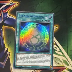 Yugioh! The Seal of Orichalcos DLCS-EN137 Ultra Rare 1st Edition BLUE NM - Image 1