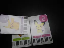 Pokemon Music Musical Note Card x3 Pikachu Pichu Raichu Evolutions #3727 - Image 2