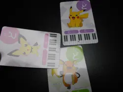 Pokemon Music Musical Note Card x3 Pikachu Pichu Raichu Evolutions #3727 - Image 6