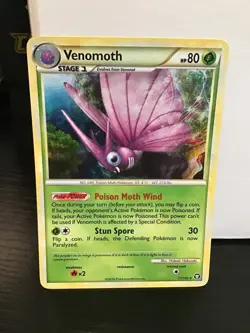 Venomoth 11/102 Pokemon Triumphant Rare Holo - Image 1