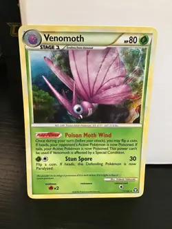 Venomoth 11/102 Pokemon Triumphant Rare Holo - Image 3
