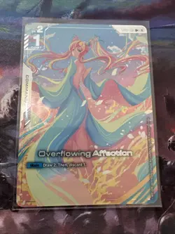 GUNDAM TCG CARD GAME OVERFLOWING AFFECTION GD01-118 U+ HOLO FOIL ENGLISH NEWTYPE - Image 1