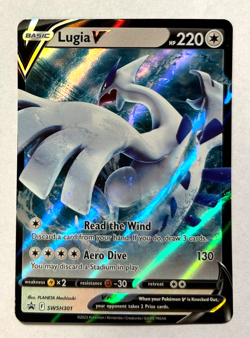 Pokemon - LUGIA V - BLACK STAR PROMO - SWSH301 - NM/M - NORMAL SIZE - Image 4