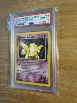 Pokemon Gym Challenge #95 - Sabrina's Drowzee - GEM Mint - 1st Edition - PSA 10! - Image 3