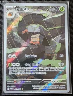 Crustle 183/182 Paradox Rift IR Holo Pokemon Card NM Condition - Image 1