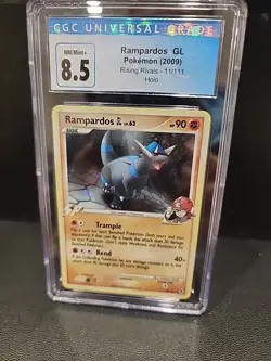 CGC 8.5 Rampardos GL Rising Rivals Holo 11/111 Pokemon TCG - Image 1