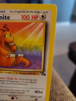 Dragonite 19/62 Rare Non Holo Fossil Set Pokemon Card WOTC 1999 TCG LP++ - Image 12