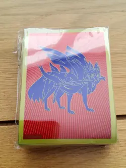 Pokémon Card Sleeves - Zacian - Sword & Shield - 65 PACK NEW - Image 3