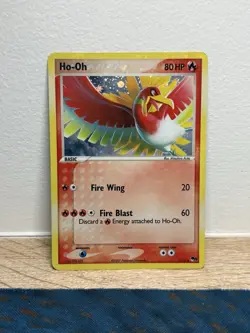 Ho-Oh 1/17 Promo POP Series 5 Holo Rare Vintage Ex Era Pokemon Card MP BLEED - Image 1