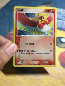 Ho-Oh 1/17 Promo POP Series 5 Holo Rare Vintage Ex Era Pokemon Card MP BLEED - Image 3