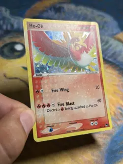 Ho-Oh 1/17 Promo POP Series 5 Holo Rare Vintage Ex Era Pokemon Card MP BLEED - Image 4