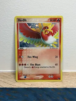 Ho-Oh 1/17 Promo POP Series 5 Holo Rare Vintage Ex Era Pokemon Card MP BLEED - Image 8