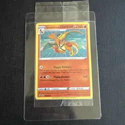 Special Delivery Charizard Pokemon Center Promo Card Sealed SWSH075 IN HAND - Image 3