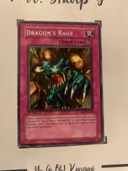 DRAGON'S RAGE - 1st EDITION SD1-EN024 ENGLISH Yu-GI-Oh! CARD COMMON KONAMI - Image 3